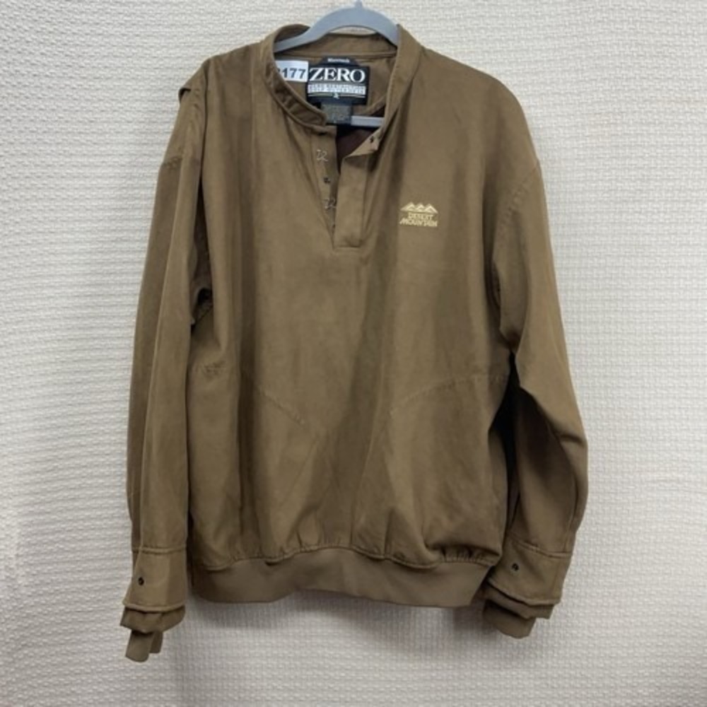 Zero Restriction Golf Outerwear Microsuede Logo Windbreaker Jacket Men L China